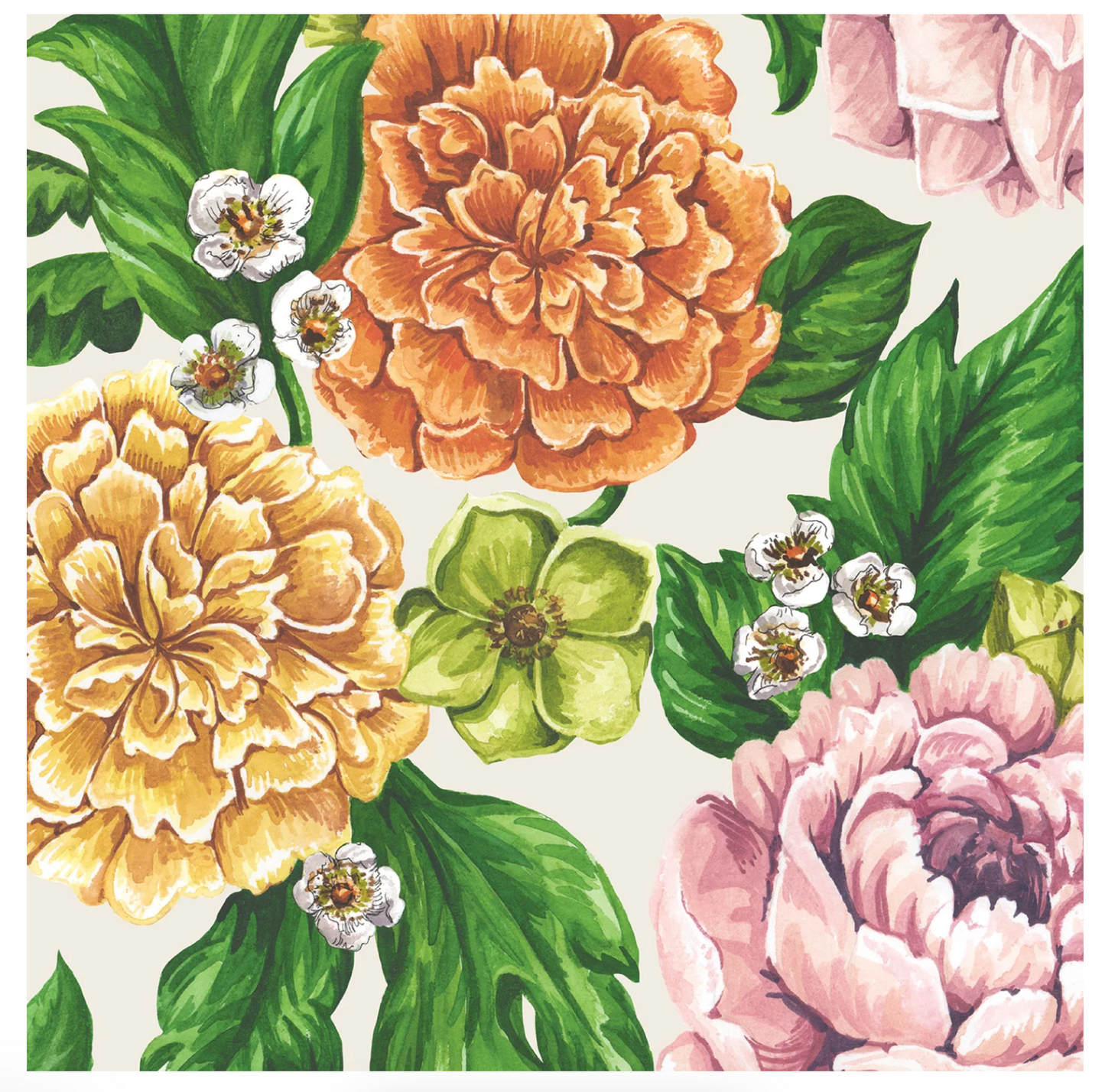 Garden Derby cocktail napkin