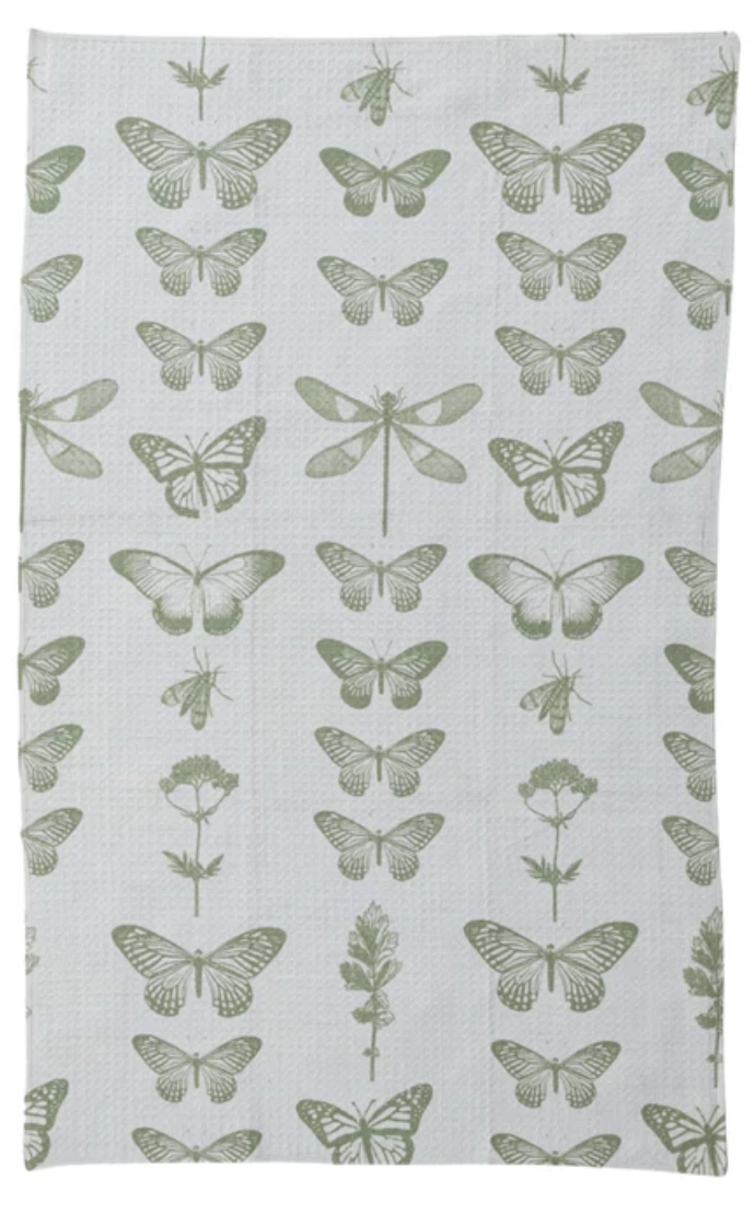 Butterfly Tea Towel Microfiber
