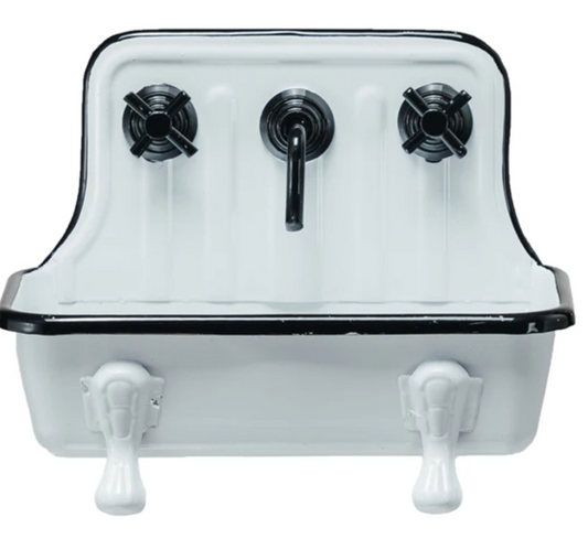 metal sink soap dish