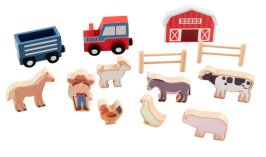 Farm Wood Toy Set
