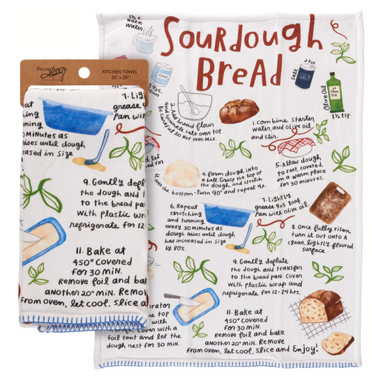 Kitchen Towel -Bread Recipe