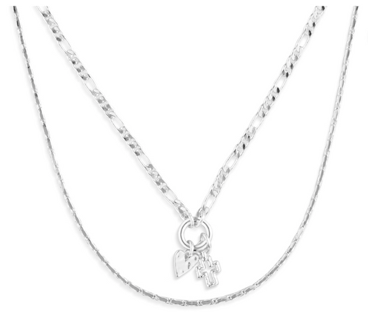 Double Heart Necklace