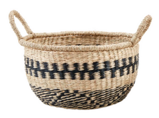 Basket -Round black small