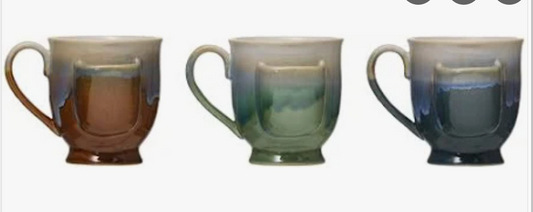 Stoneware Mug w/Tea Bag holder