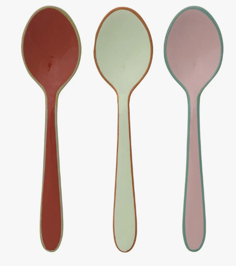 Enameled Stainless steel spoon