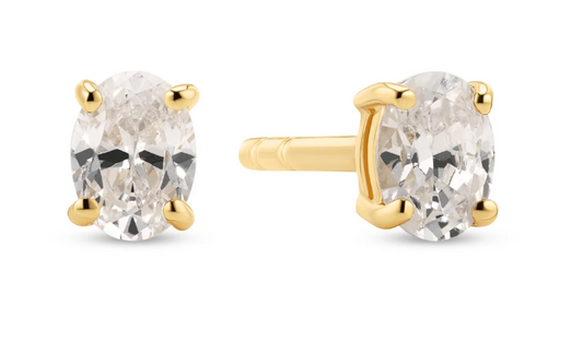 Ovale Earrings -Gold