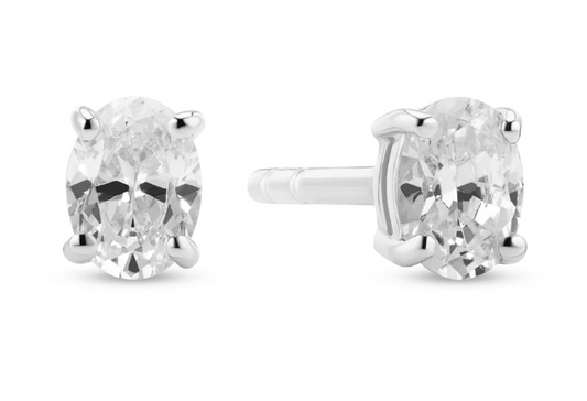 Ovale Earrings -Silver