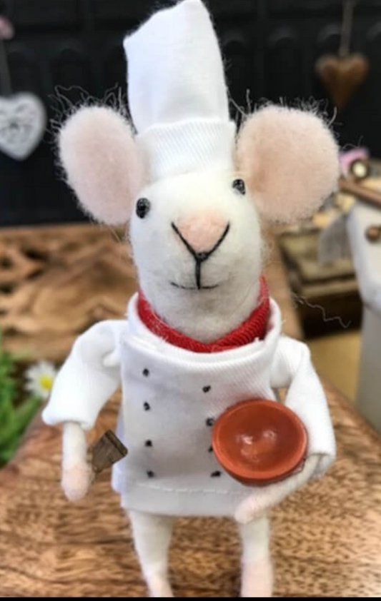 Felt Chef Mouse
