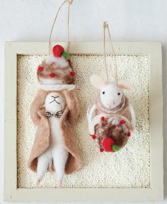 Mouse W/Cake Felt