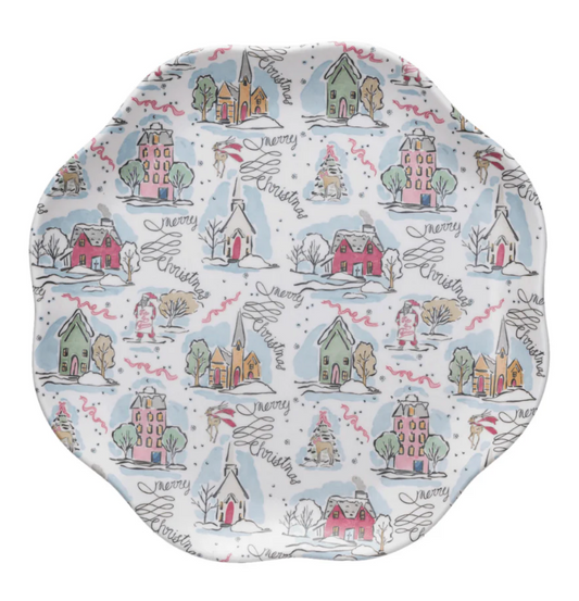 Melamine Holiday Plate