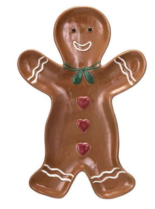 Gingerbread Man Plate