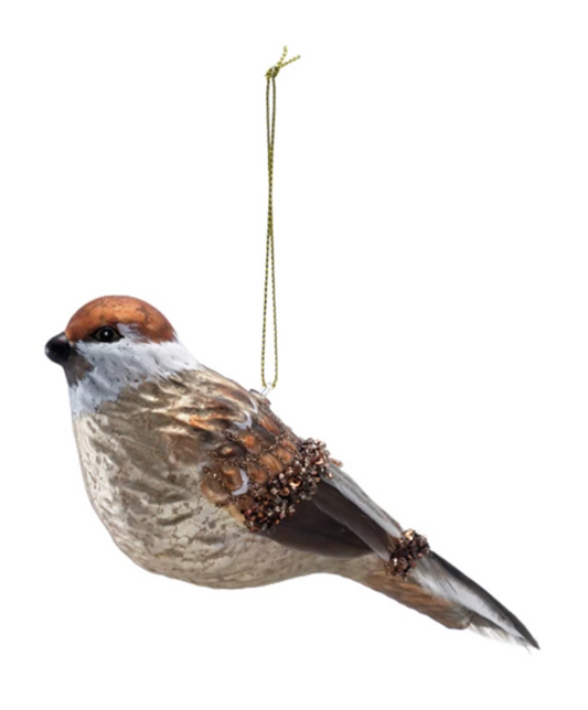 Glass Bird Ornaments