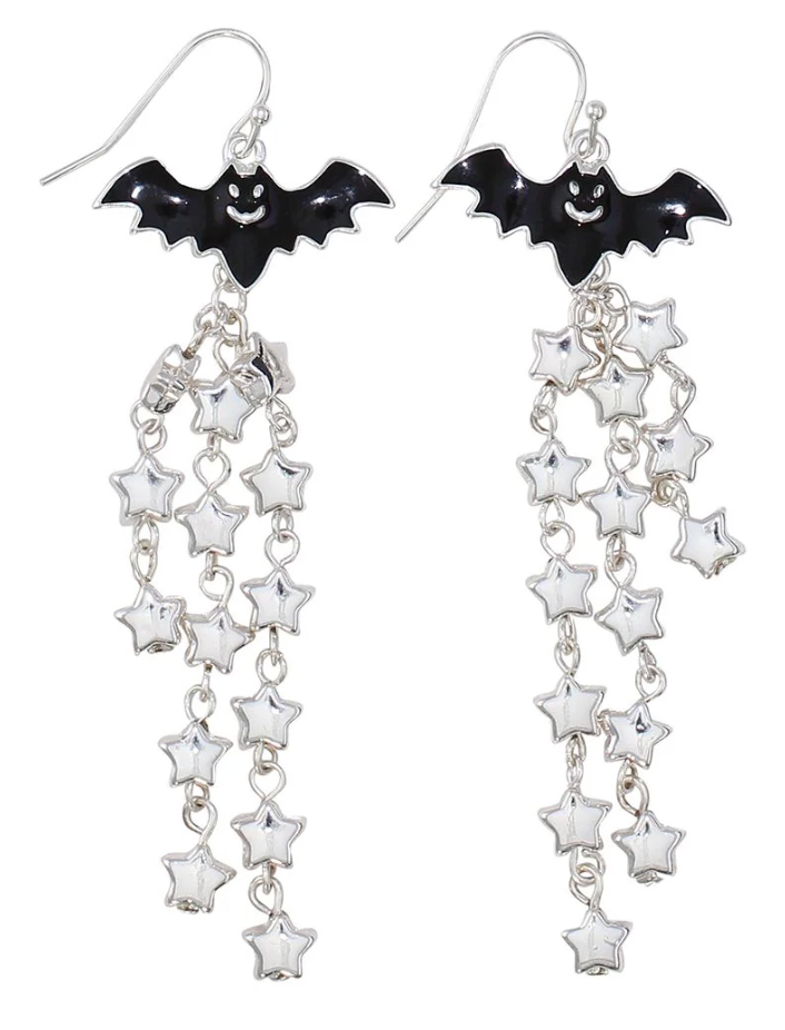 Bat Dangling Earrings