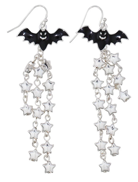 Bat Dangling Earrings