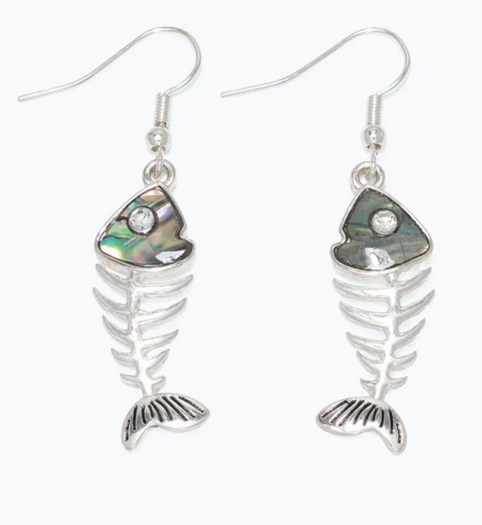 Fish Bone Earrings
