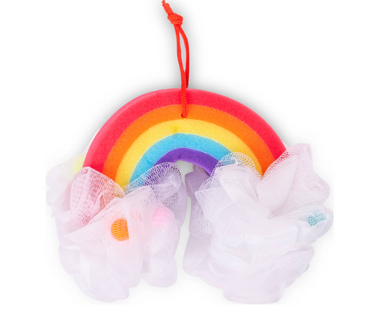 Forever Young-Bath Pouf & Sponge- Rainbow