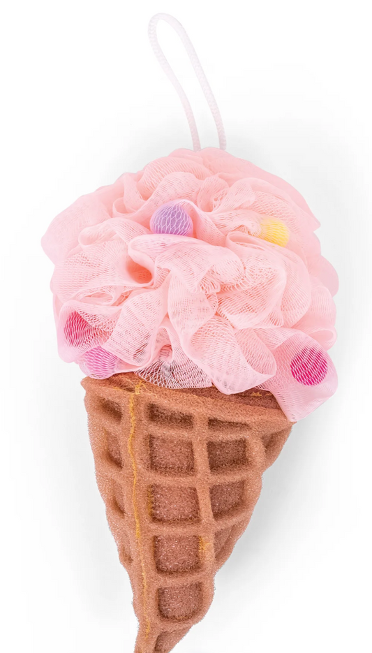Forever Young-Bath Pouf & Sponge-Pink Cone