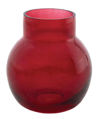 Ruby Glass Vase
