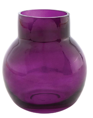 Violet Glass Vase