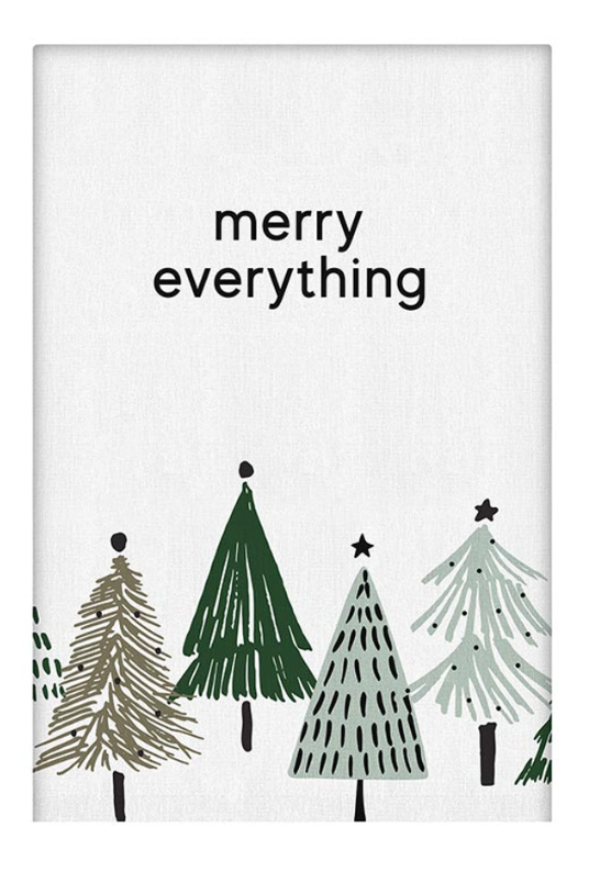 Tea Towel Woodland Trees
