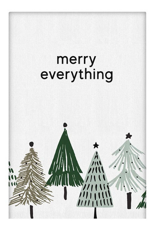 Tea Towel Woodland Trees