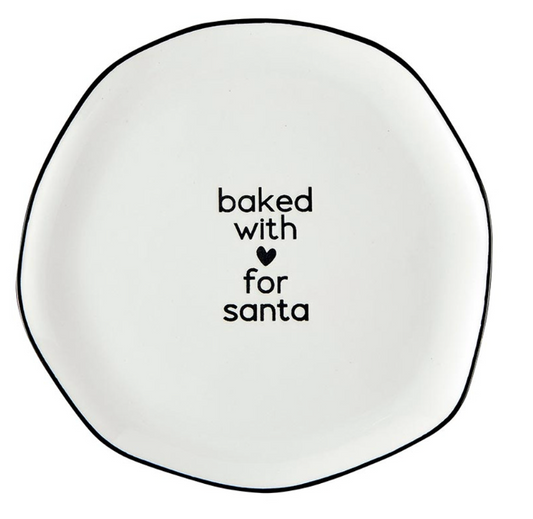 Ceramic Plate for Santa