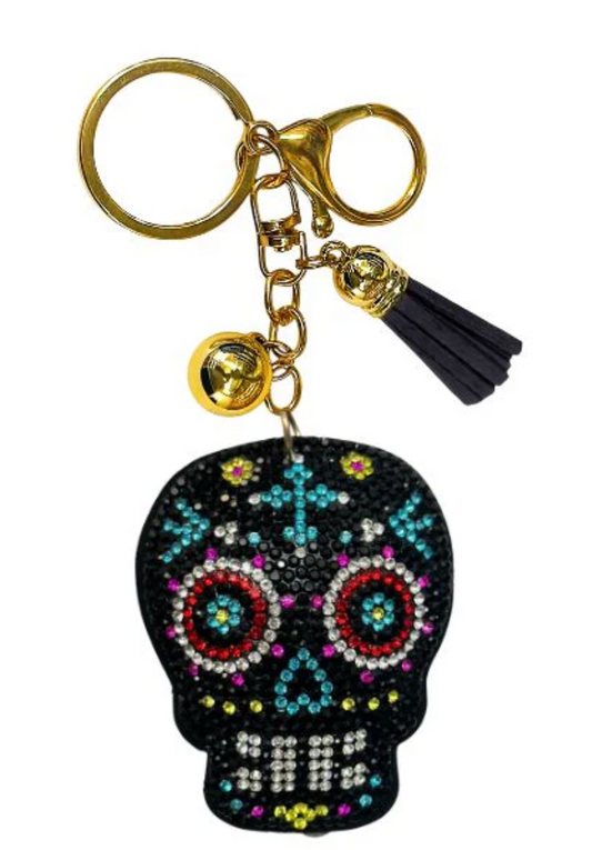 Crystal Keychain Skull