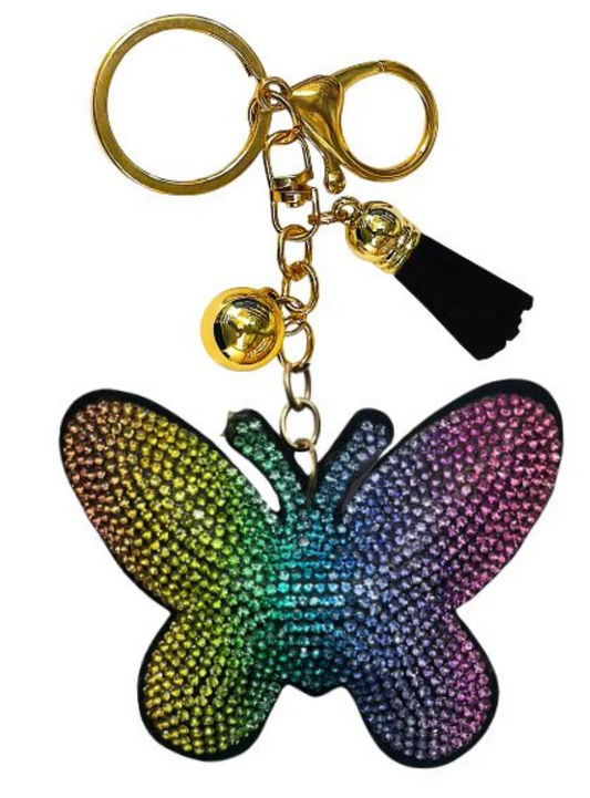 Crystal Keychain Butterfly