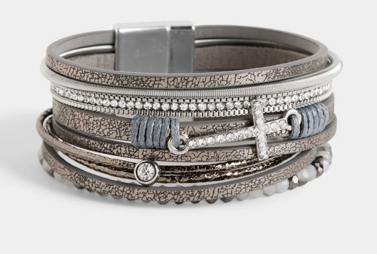 Grey Magn Bracelet