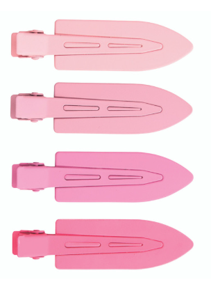 PINK Crease Free Hair Clips