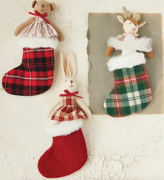 Plush Animal Toy Stocking