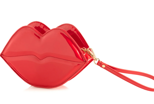 Kisses Card Case Red