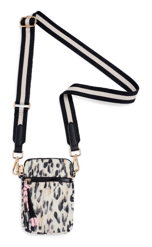 Ezra Phone Holder Leopard