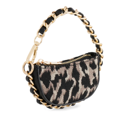 Leo Mini Bag Charm Leopard