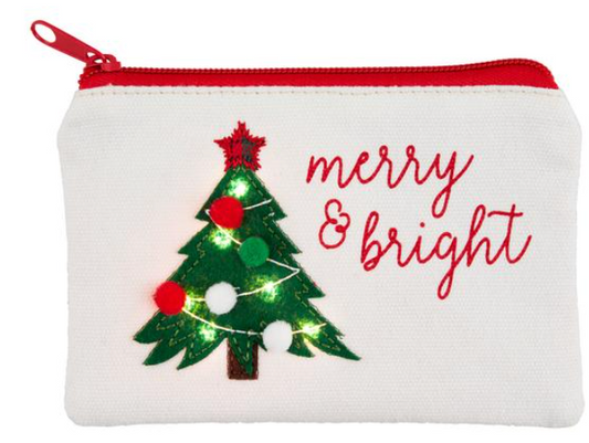 Tree Light Up Xmas Pouch