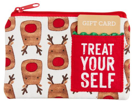 Reindeer Light Up Xmas Pouch