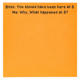 Been Here at 8 Sticky Notes