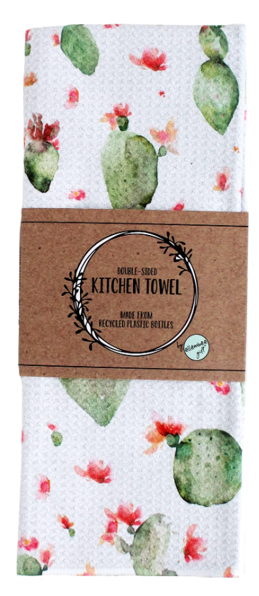 Waffle Towel -cactus