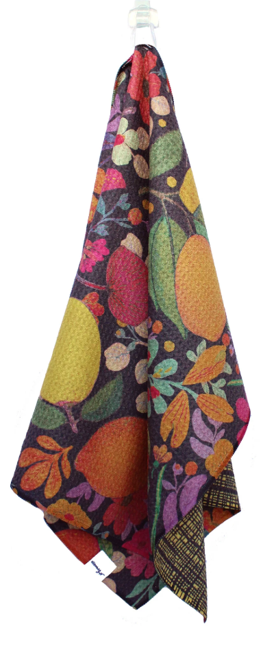 Waffle Towel -Boho and Citrus