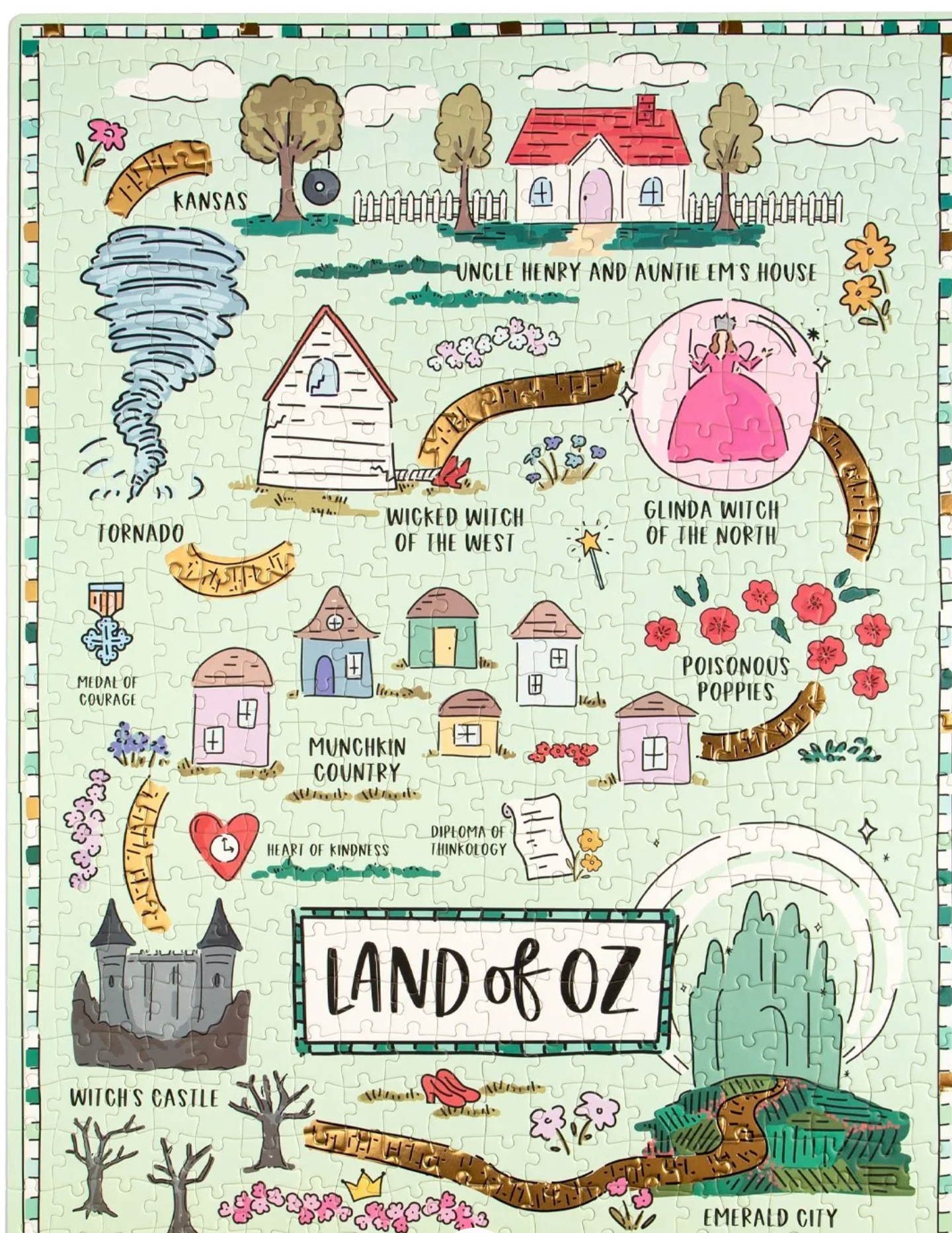 Land of Oz 500 piece Puzzle