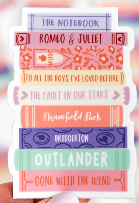 Sticker Romance Novels