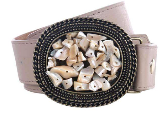 Cream Chloe Belt (L)