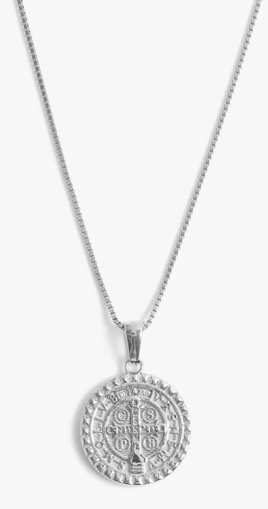 St. Benedict Pendant Siver