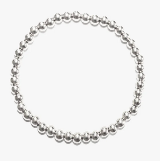 Crown Bracelet 5 mm Silver