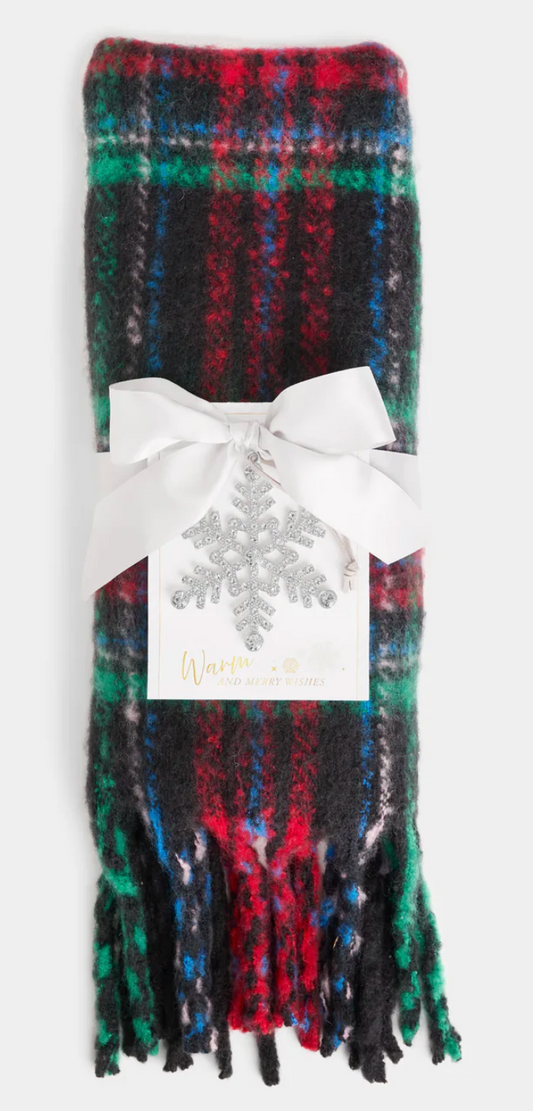 Plaid Scarf + Ornament