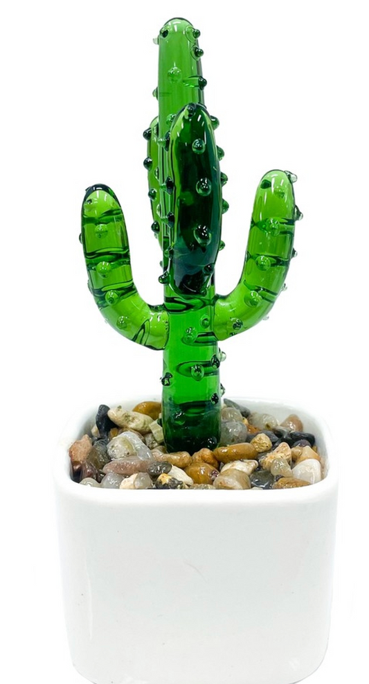 Glass Saguaro Cactus