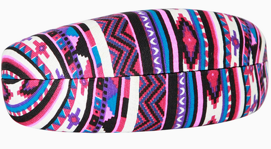 Aztec Sunglass Case -Pink