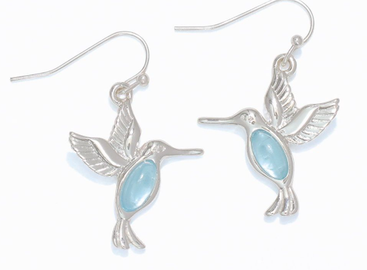 Earrings Hummingbird
