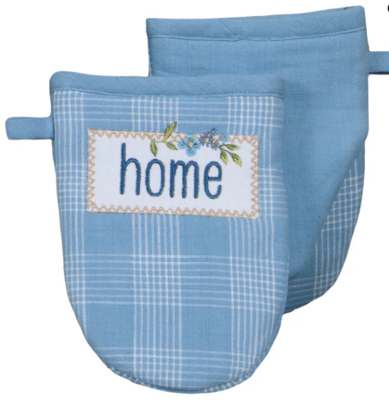Bohemian Blue Grabbing Mitt