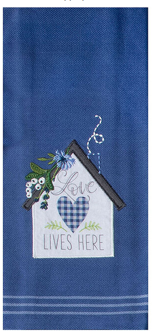 Love Lives Here Tea Towel